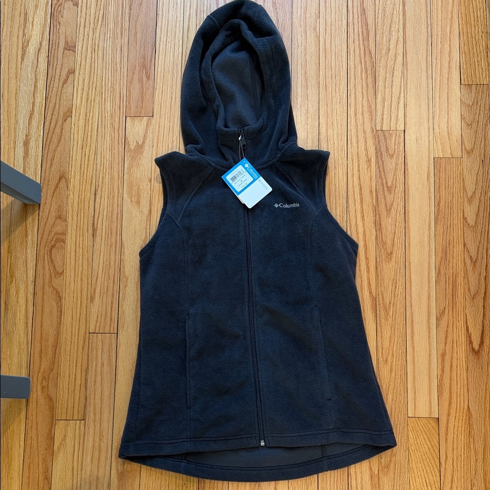 Columbia Dark Gray Hooded Vest